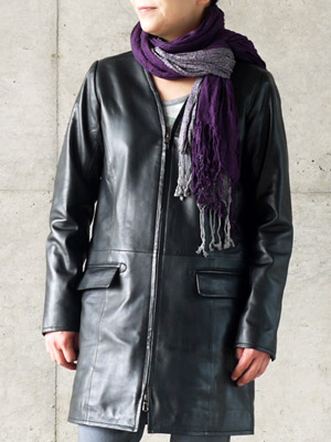 Johnbull - Leather one-piece coat